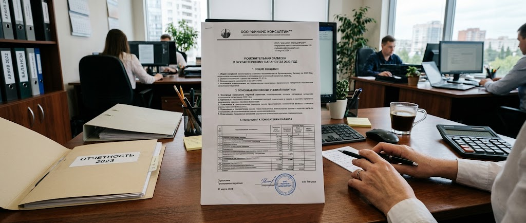 Пояснительная записка к бухгалтерскому балансу