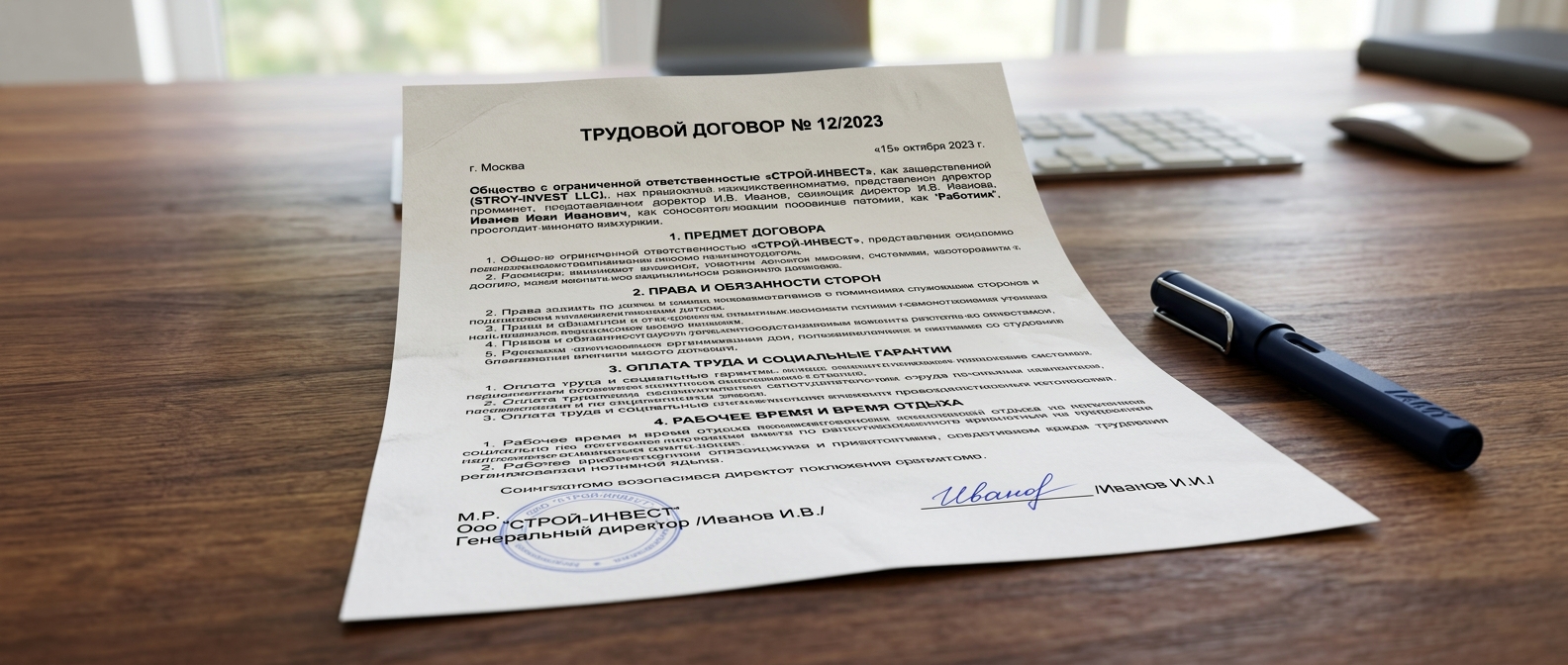 Трудовой договор